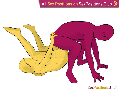 Sex position #175 - Overpass. (man on top, reverse). Kamasutra - Photo, picture, image