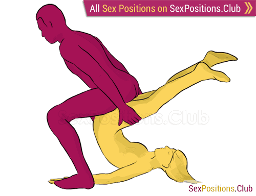Sex position #186 - Brute. (from behind, man on top, rear entry, reverse, standing). Kamasutra - Photo, picture, image