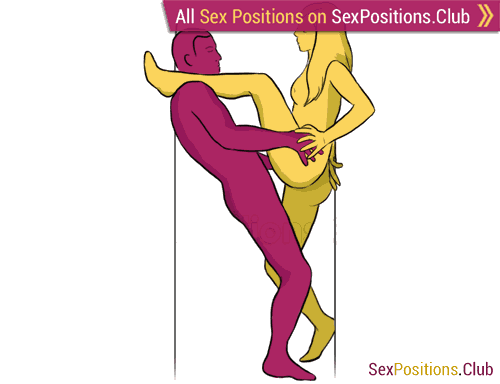 Sex position #60 - Victory. (face to face, standing). Kamasutra - Photo, picture, image
