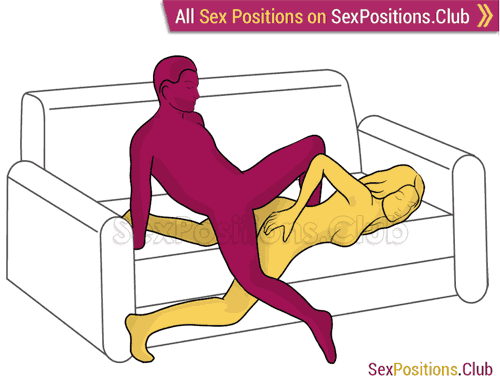 Position 269 (on the sofa). Rock and roll Sex position #269 - Rock and roll. (from behind, rear entry). Kamasutra - Photo, picture, image