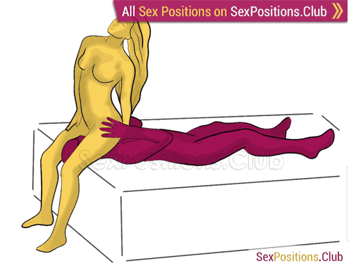 Sex position #417 - Valedictorian (on the bed). (oral sex, cunnilingus, woman on top). Kamasutra - Photo, picture, image