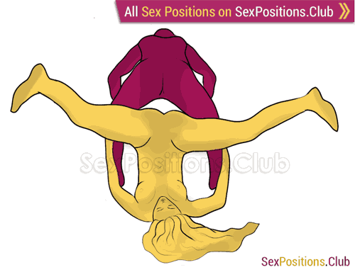 Sex position #266 - Supernova. (from behind, reverse, man on top, standing). Kamasutra - Photo, picture, image